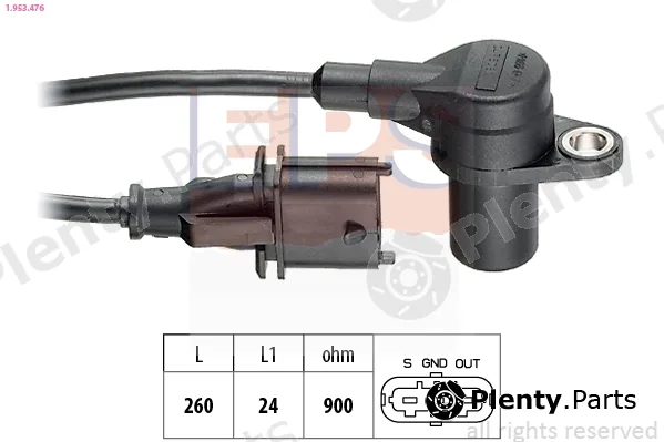 EPS 1.953.476 — Sensor, camshaft position Made in Italy - OE Equivalent