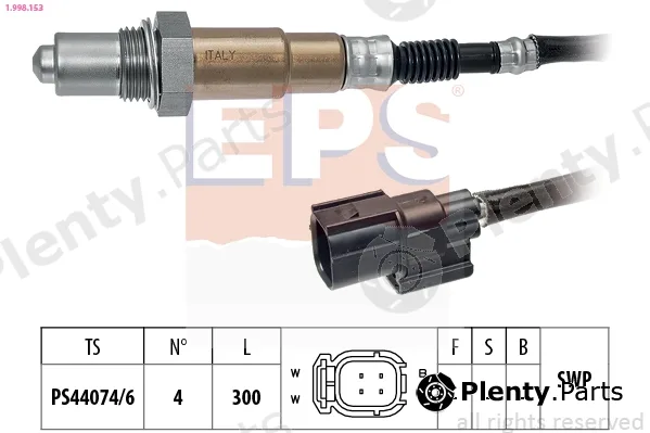 EPS 1.998.153 — Lambda Sensor Made in Italy - OE Equivalent