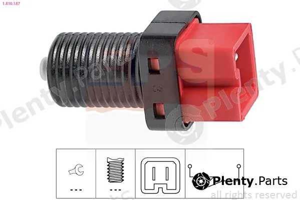 EPS 1.810.187 — Stop Light Switch Made in Italy - OE Equivalent