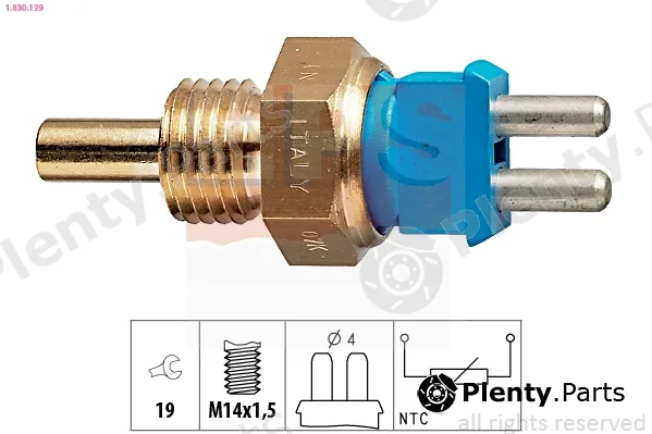EPS 1.830.139 — Sensor, coolant temperature Made in Italy - OE Equivalent