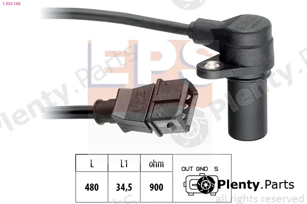 EPS 1.953.168 — Sensor, crankshaft pulse Made in Italy - OE Equivalent