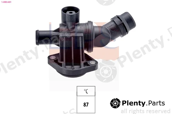EPS 1.880.681 — Thermostat, coolant Made in Italy - OE Equivalent