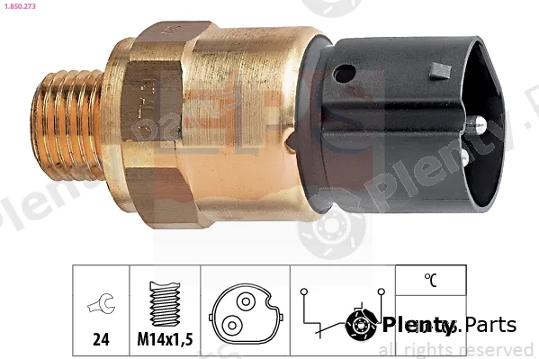 EPS 1.850.273 — Temperature Switch, radiator fan Made in Italy - OE Equivalent