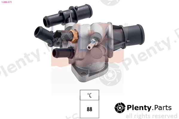 EPS 1.880.571 — Thermostat, coolant Made in Italy - OE Equivalent