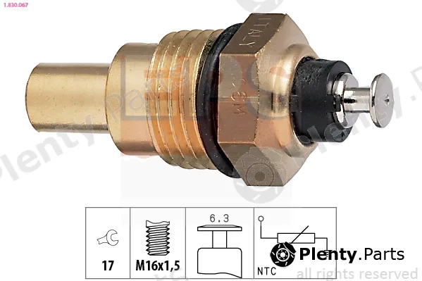EPS 1.830.067 — Sensor, coolant temperature Made in Italy - OE Equivalent