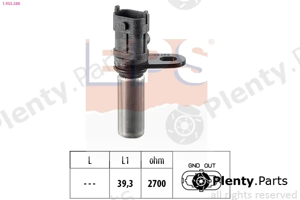 EPS 1.953.288 — Sensor, crankshaft pulse Made in Italy - OE Equivalent