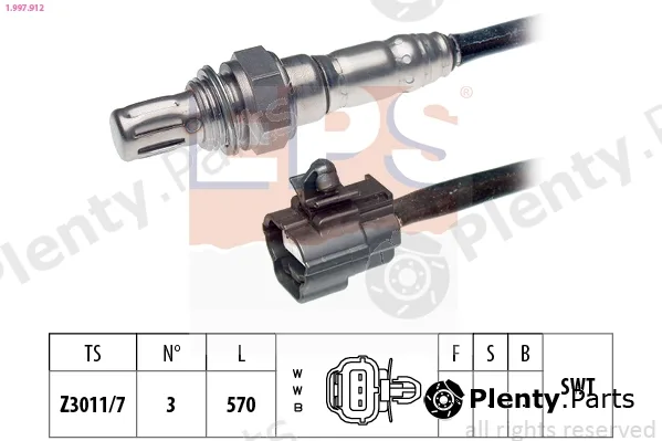 EPS 1.997.912 — Lambda Sensor Made in Italy - OE Equivalent