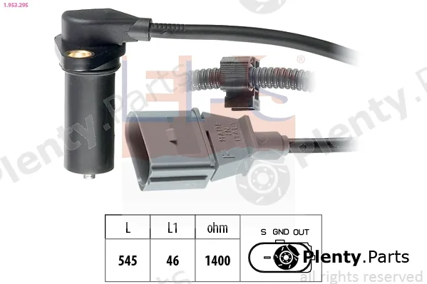 EPS 1.953.295 — Sensor, crankshaft pulse Made in Italy - OE Equivalent