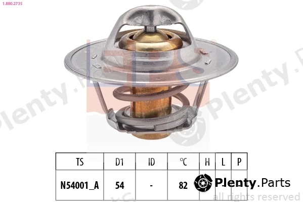 EPS 1.880.273S — Thermostat, coolant Made in Italy - OE Equivalent