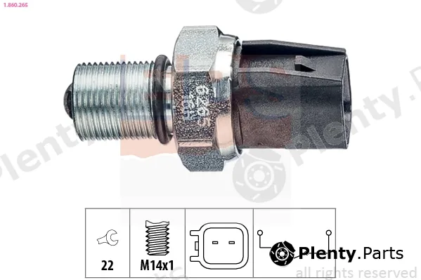 EPS 1.860.265 — Switch, reverse light Made in Italy - OE Equivalent