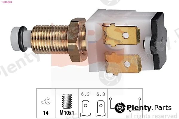 EPS 1.810.009 — Stop Light Switch Made in Italy - OE Equivalent