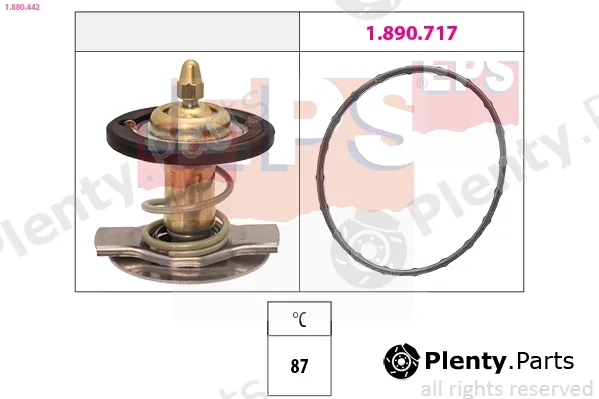 EPS 1.880.442 — Thermostat, coolant Made in Italy - OE Equivalent