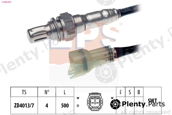 EPS 1.998.037 — Lambda Sensor Made in Italy - OE Equivalent