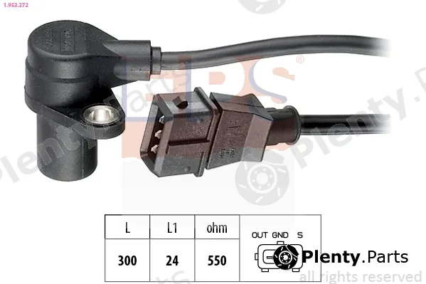 EPS 1.953.272 — Sensor, crankshaft pulse Made in Italy - OE Equivalent
