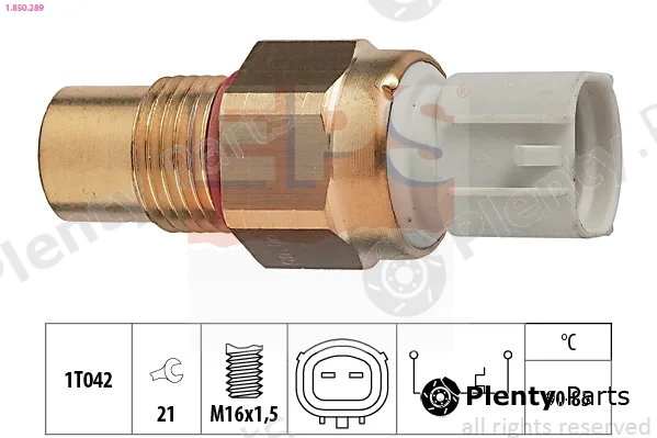 EPS 1.850.289 — Temperature Switch, radiator fan Made in Italy - OE Equivalent