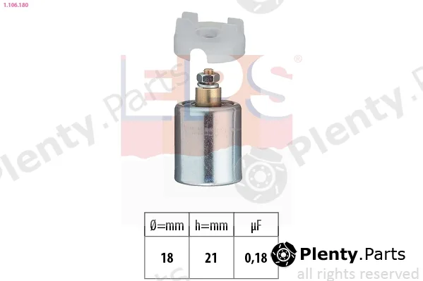EPS 1.106.180 — Capacitor, ignition system Made in Italy - OE Equivalent