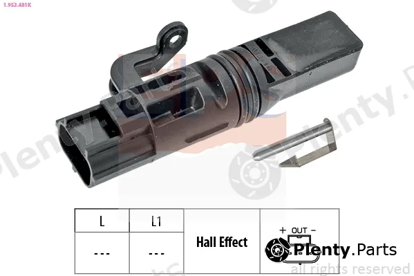 EPS 1.953.481K — Sensor, RPM Made in Italy - OE Equivalent