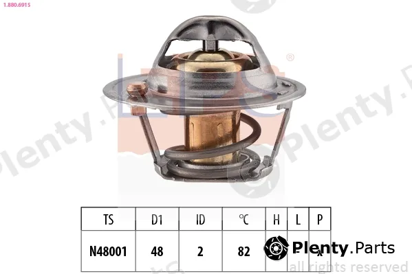 EPS 1.880.691S — Thermostat, coolant Made in Italy - OE Equivalent