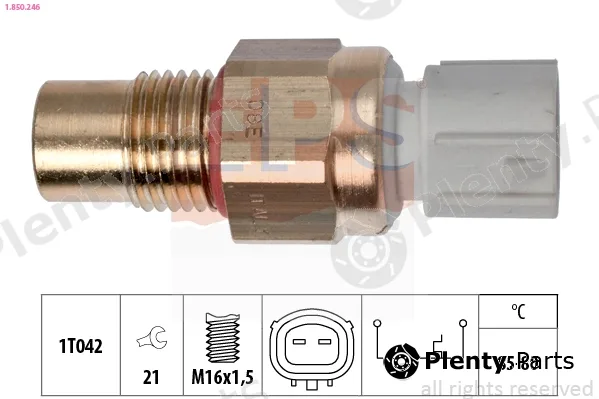 EPS 1.850.246 — Temperature Switch, radiator fan Made in Italy - OE Equivalent