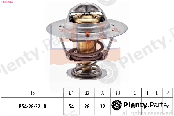 EPS 1.880.276S — Thermostat, coolant Made in Italy - OE Equivalent