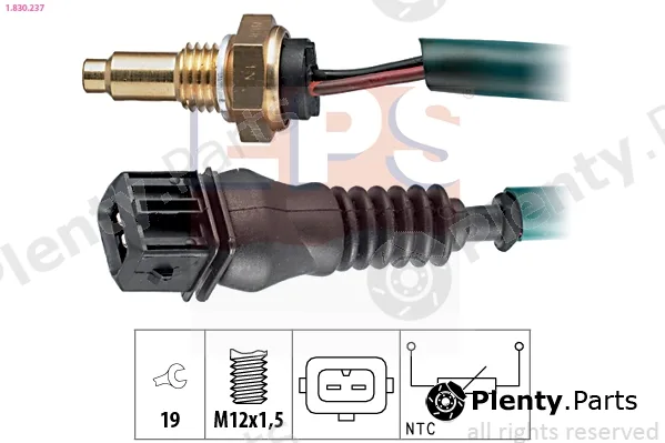 EPS 1.830.237 — Sensor, coolant temperature Made in Italy - OE Equivalent