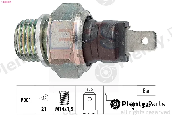 EPS 1.800.005 — Oil Pressure Switch Made in Italy - OE Equivalent