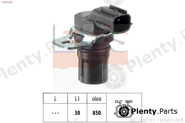EPS 1.953.322 — RPM Sensor, automatic transmission Made in Italy - OE Equivalent