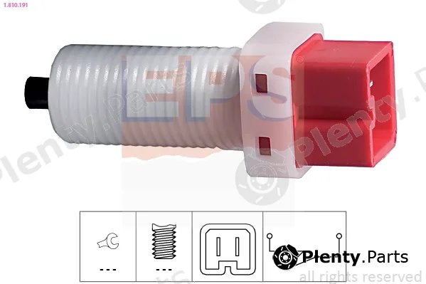 EPS 1.810.191 — Stop Light Switch Made in Italy - OE Equivalent