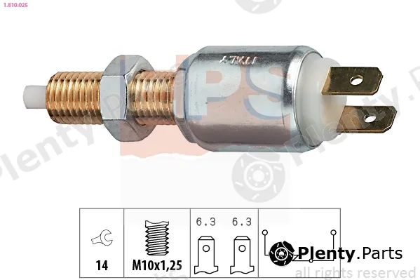 EPS 1.810.025 — Stop Light Switch Made in Italy - OE Equivalent
