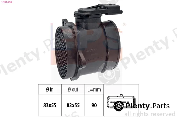 EPS 1.991.298 — Mass Air Flow Sensor Made in Italy - OE Equivalent