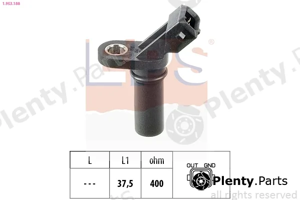 EPS 1.953.188 — Sensor, crankshaft pulse Made in Italy - OE Equivalent