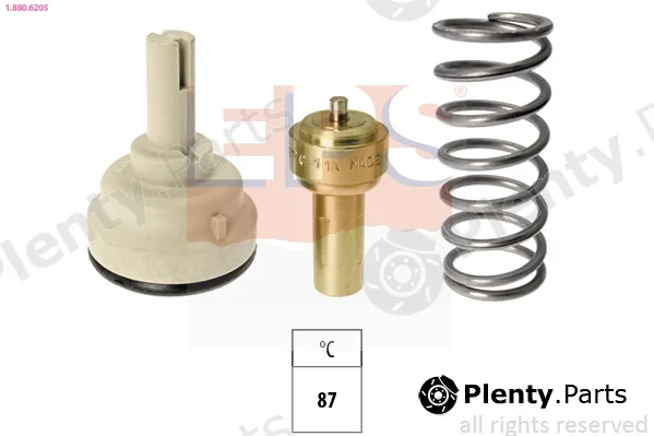 EPS 1.880.620S — Thermostat, coolant Made in Italy - OE Equivalent