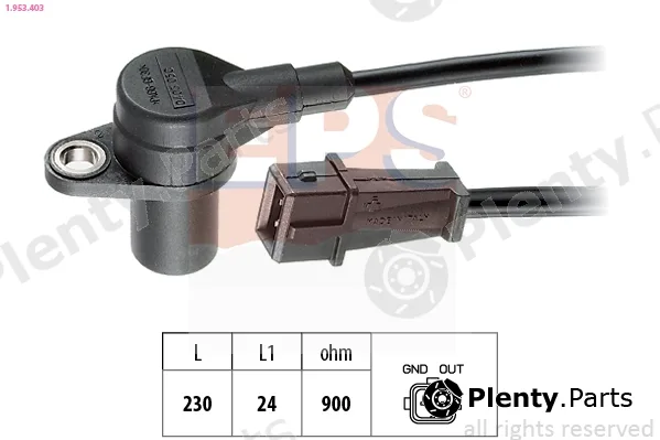 EPS 1.953.403 — Sensor, crankshaft pulse Made in Italy - OE Equivalent