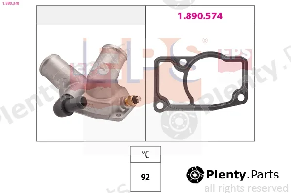 EPS 1.880.348 — Thermostat, coolant Made in Italy - OE Equivalent