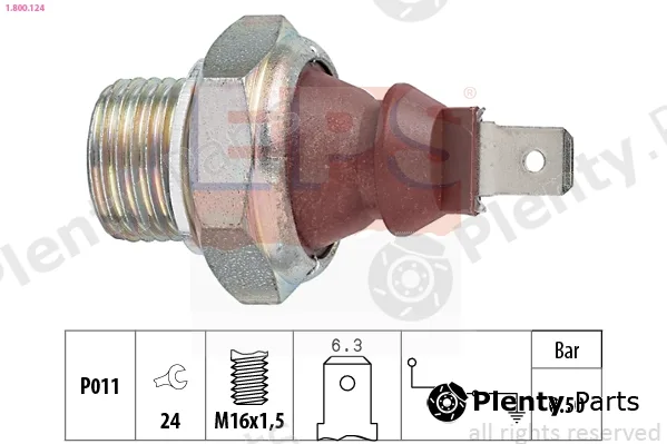 EPS 1.800.124 — Oil Pressure Switch Made in Italy - OE Equivalent