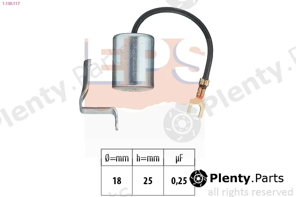 EPS 1.130.117 — Capacitor, ignition system Made in Italy - OE Equivalent