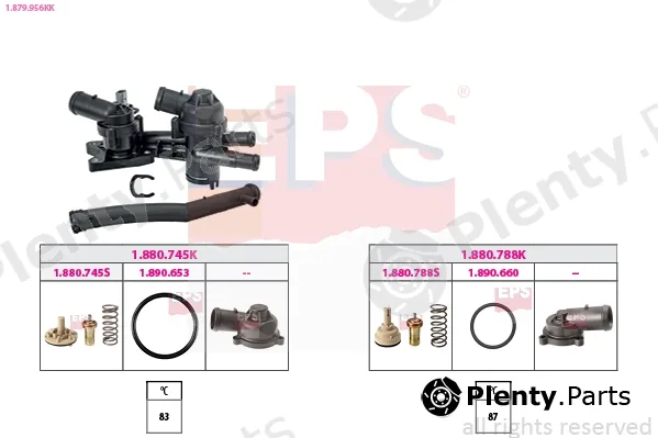EPS 1.879.956KK — Thermostat, coolant OE Equivalent