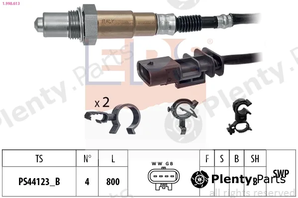 EPS 1.998.613 — Lambda Sensor Made in Italy - OE Equivalent