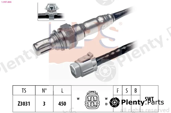 EPS 1.997.866 — Lambda Sensor Made in Italy - OE Equivalent