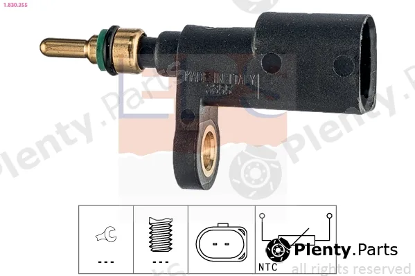 EPS 1.830.355 — Sensor, coolant temperature Made in Italy - OE Equivalent