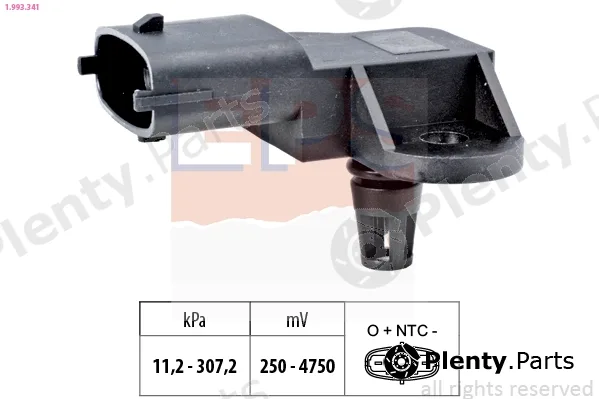 EPS 1.993.341 — Air Pressure Sensor, altitude adaption Made in Italy - OE Equivalent