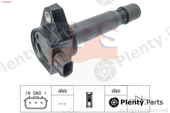 EPS 1.970.522 — Ignition Coil Made in Italy - OE Equivalent