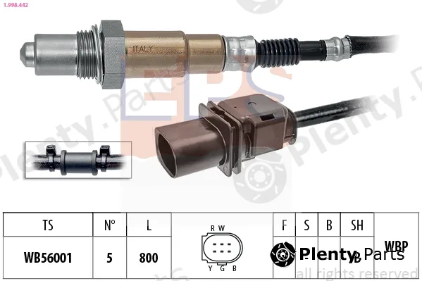 EPS 1.998.442 — Lambda Sensor Made in Italy - OE Equivalent