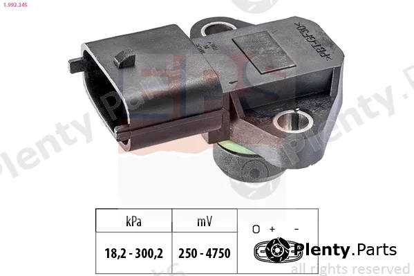 EPS 1.993.345 — Air Pressure Sensor, altitude adaption Made in Italy - OE Equivalent