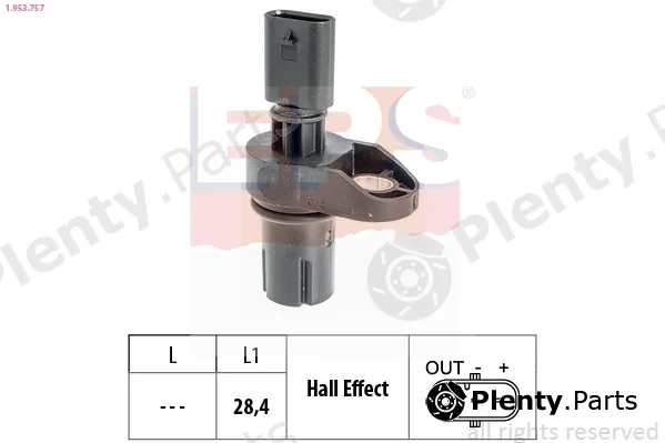 EPS 1.953.757 — Sensor, camshaft position Made in Italy - OE Equivalent