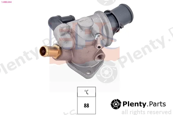 EPS 1.880.564 — Thermostat, coolant Made in Italy - OE Equivalent