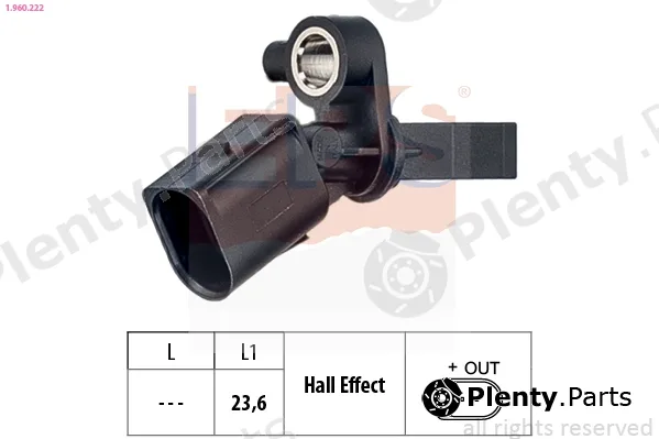 EPS 1.960.222 — Sensor, wheel speed Made in Italy - OE Equivalent