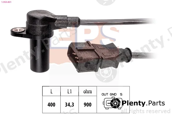 EPS 1.953.851 — Sensor, crankshaft pulse Made in Italy - OE Equivalent