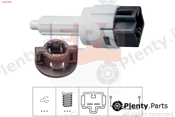 EPS 1.810.281 — Stop Light Switch Made in Italy - OE Equivalent