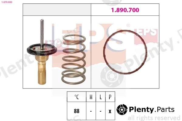 EPS 1.879.980 — Thermostat, coolant Made in Italy - OE Equivalent